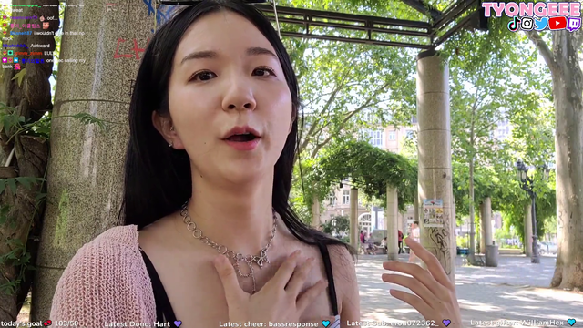 Bird poops on korean auntie
