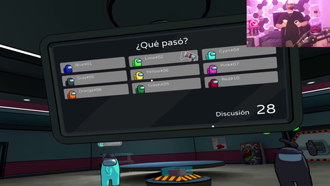 Ibai playing Among Us VR with English people