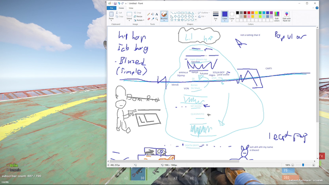Rust streamer explains the rapper iceberg
