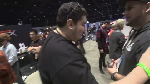 A jealous Greek destroys fellow streamers rig in a fit of rage