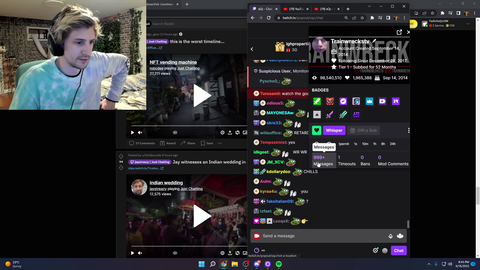 Train is mald at XQC for placing him in the same tier as Erobb