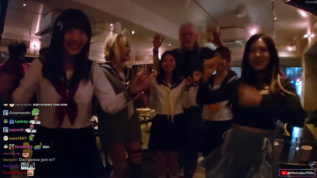 Meanwhile Dan Clancy in Japan