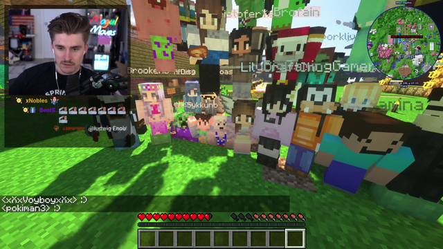 OTV minecraft server sings happy birthday