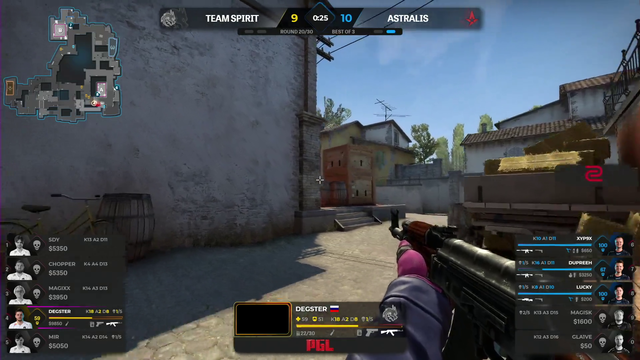 CSGO major degster 1v3 thanks to bug