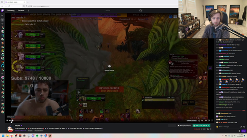 Soda sees Lirik is doing a dungeon with Mizkif