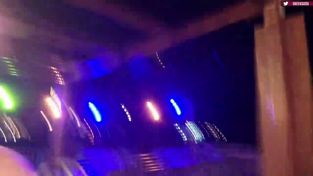 Drunk guy gets angry at Greek streaming