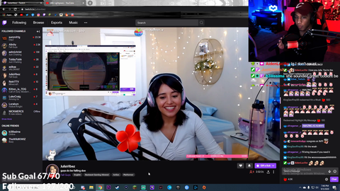 When she catches you watching her stream...on stream