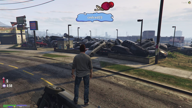 No Pixel has a bit of a glitch (GTA V)