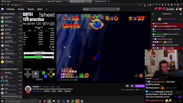 Simply checks in on Amouranth