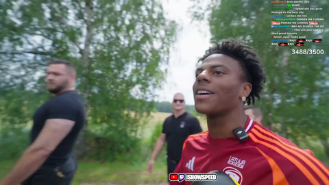 Speed met Forsen in Latvia