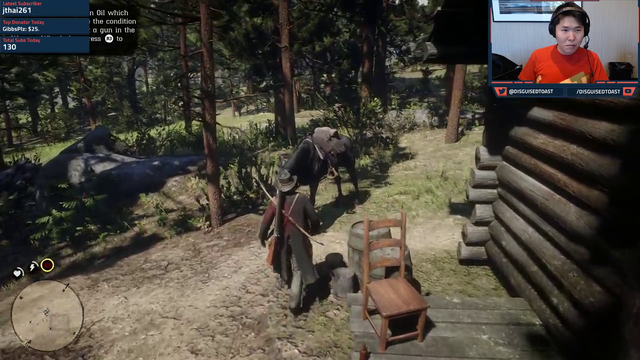 Toast headbutts a tree
