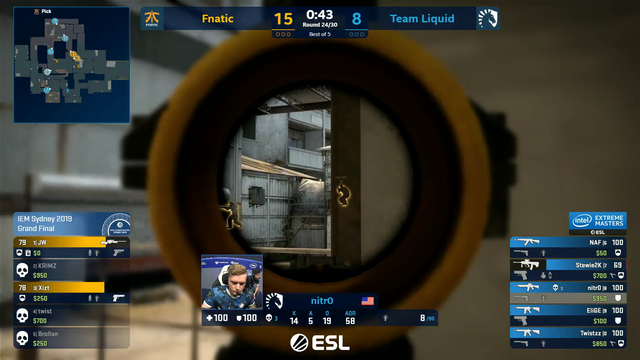 AU CS:GO crowd hyping up the kills