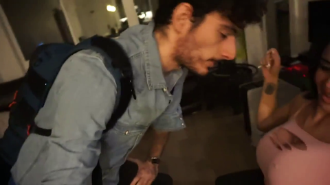 Ice is motorboating a playboy model, just another day on Youtube.