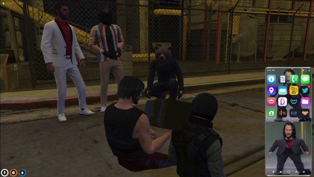 Johnny sends a man to Night City