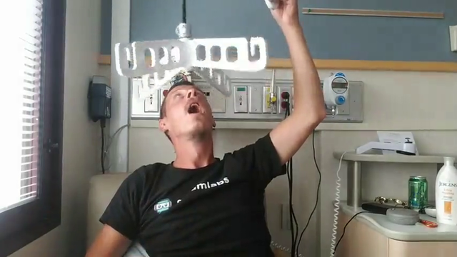 Having some fun at the hospital