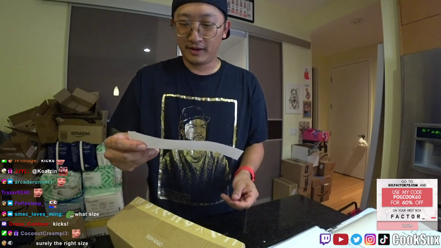Cooksux gets custom sneakers in his PO Box