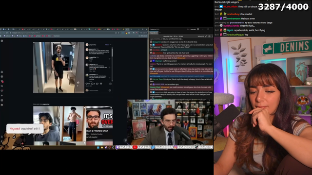 MorePegasus crashes Denims' stream