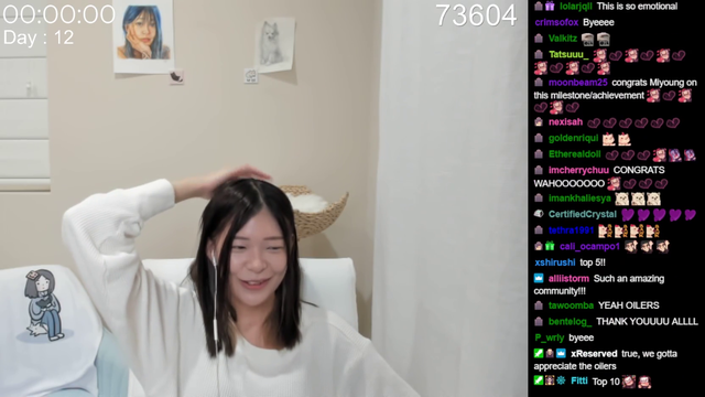 Kkatamina finishes subathon as most subscribed female and top 10 twitch streamer