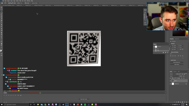 Atrioc finds a QR code easter egg in a game
