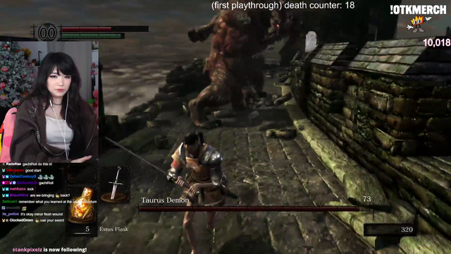 Emi killed her first Dark Souls boss