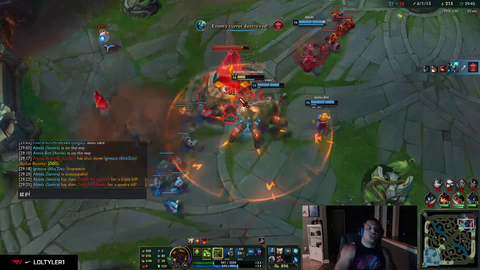 tyler1 has an honest and wholesome moment with his team