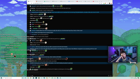 Destiny shows neets how to have conversations