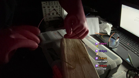 Wholesome electrical engineering student activates a Jacob's Ladder for his only viewer to demonstrate what 10,000 volts of electricity looks like conducted through wood