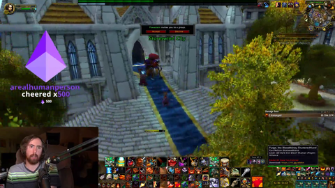 WoW Players paying respect to Reckful