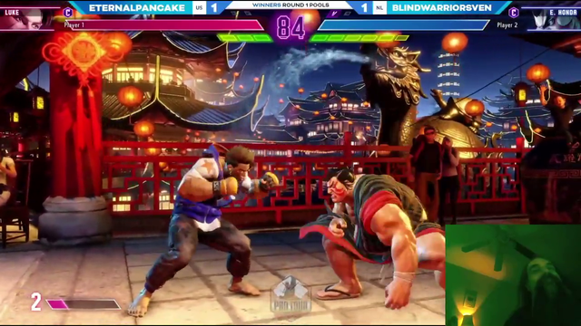 Blind guy wins a set at Evo