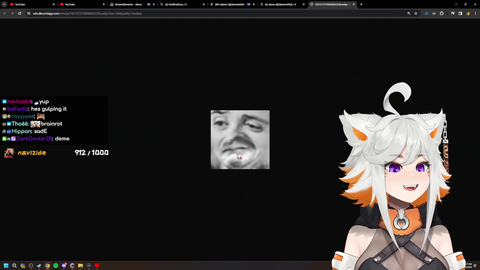 Streamer spills her milk