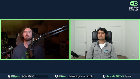 Dr.k and Asmon watching Trainwrecks intro