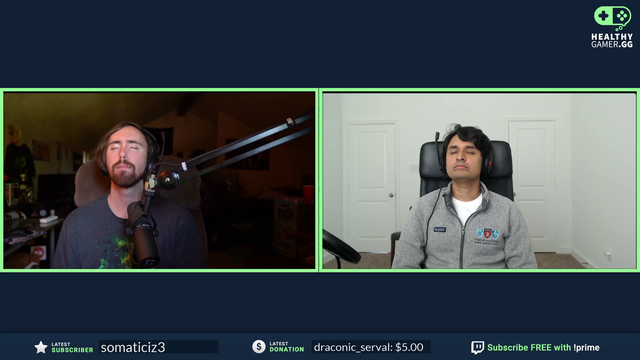 Dr.k and Asmon watching Trainwrecks intro