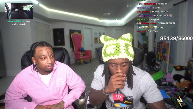 xQc bets $100k on 21 Savage VS Kai wager