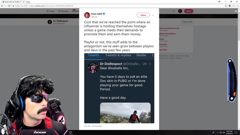 Doc responds to criticism about his demands from Blueballs