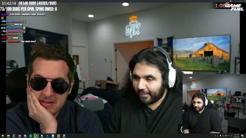 EsfandTV - Esfand leads us in prayer in the battle against hackers.
