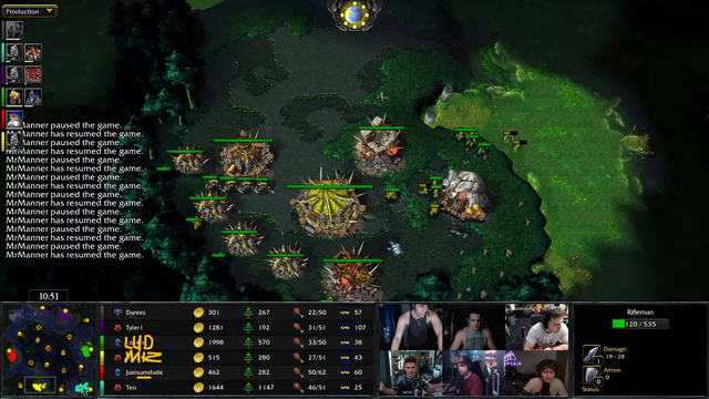 Tyler1's Warcraft 3 Tournament is Going Well