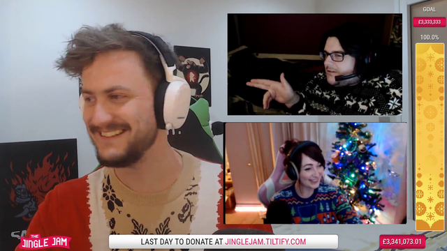 Jingle Jam 2021 closes with a total of GBP 3,341,163.01 in donations.