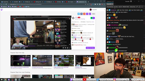 Hasan on xQc comparing Amber Heard's hidden cam to Steven Crowdr's abuse of his pregnant wife in leaked video