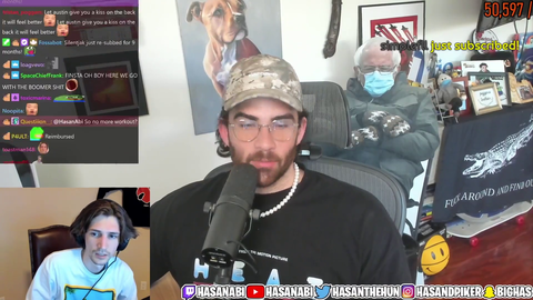 Hasan stunlocks xQc