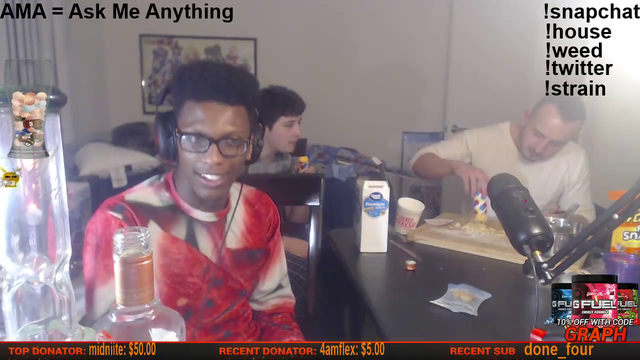 Baked Alfie and Hyphonix try ramen with ice cream