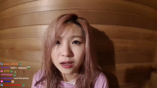 Hachu compliments her phone for withstanding the sauna