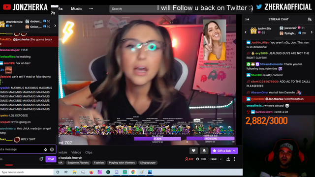 Destiny confronts Zherka for disrespecting women in just chatting