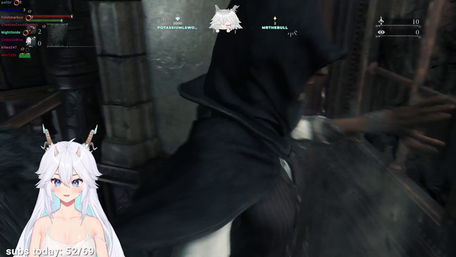 Vei defeats the first werewolf in Bloodborne with her bare fists on her first try