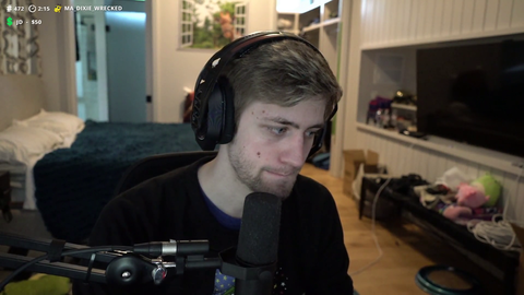 Soda exposing a viewer's chat log