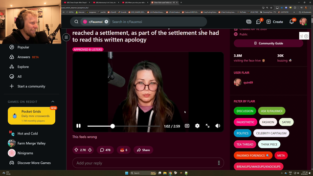 Quin on the Kaceytron statement