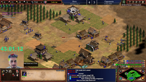 Hera (aoe2 pro) vs Normal players "Pro Player Micro" Subathon