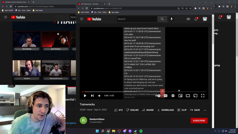 XQC claims the interaction beween Alinity and Train was mutual