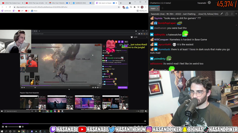 Hasan finds out XQC is a doubter