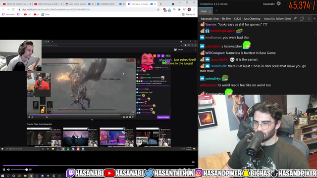 Hasan finds out XQC is a doubter