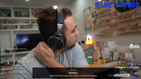 Mizkif reveals the most he has made in one month
